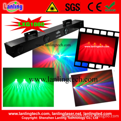 4 Head 4 Colour LED Sound Activated Disco Effect Light